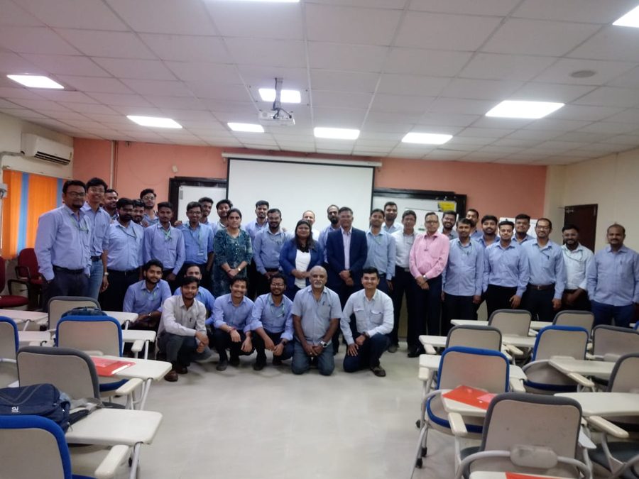 Seated group training session